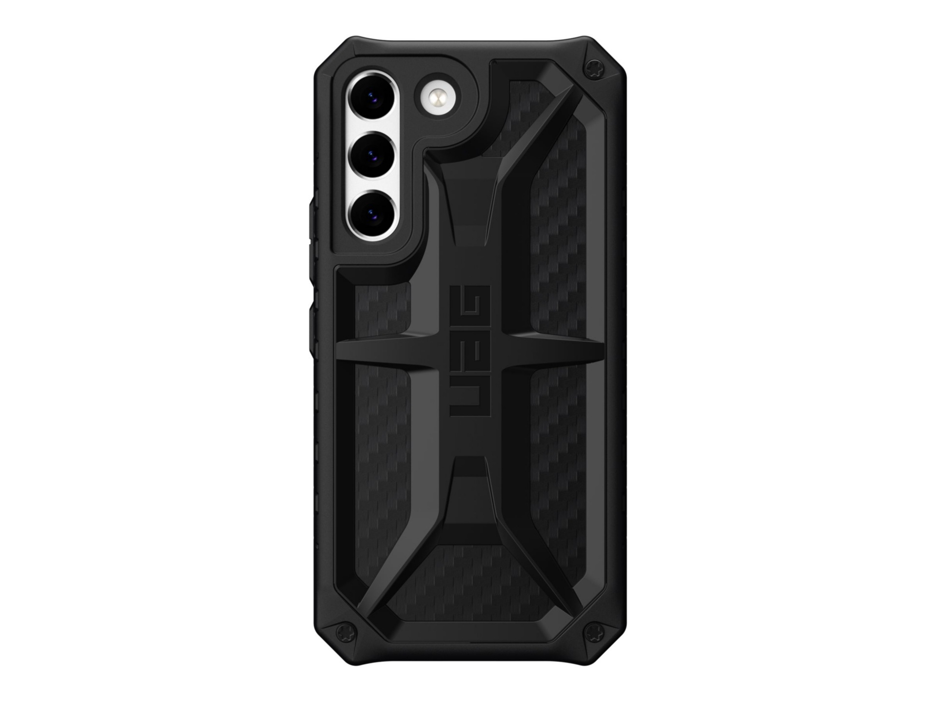 UAG Rugged Case for Samsung Galaxy S22 5G [6.1-inch] - Monarch Carbon Fiber - back cover for cell phone