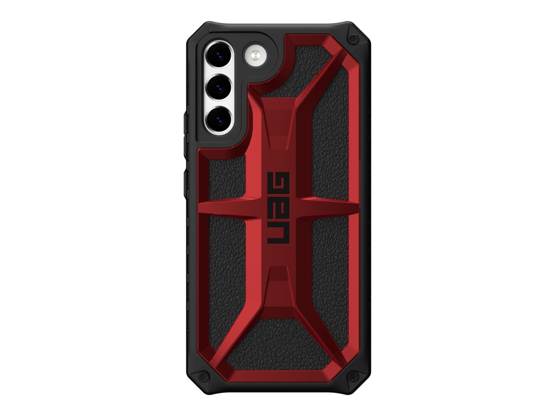 UAG Rugged Case for Samsung Galaxy S22 Plus 5G [6.6-in] - Monarch Crimson - back cover for cell phone