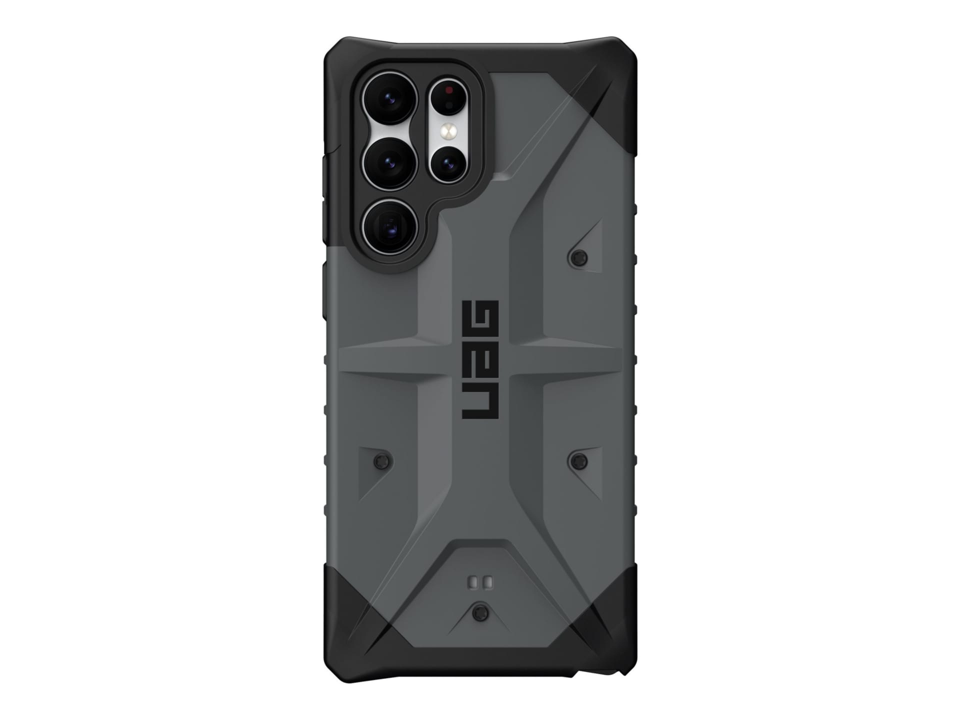 UAG Rugged Case for Samsung Galaxy S22 Ultra 5G [6.8-in] - Pathfinder Silver - back cover for cell phone