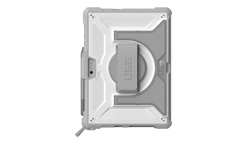 UAG Case for Surface Go 3/Go 2/Go [10.5-in] w/ HS & SS - Plasma White/Grey - back cover for tablet