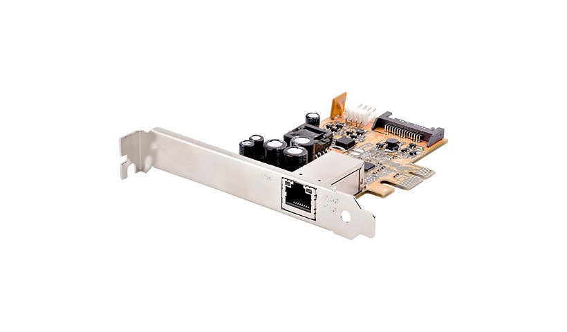 StarTech.com 1 Port 2.5Gbps PoE Network Card 30W 802.3at PoE LAN Adapter PCIe Ethernet Card/NIC
