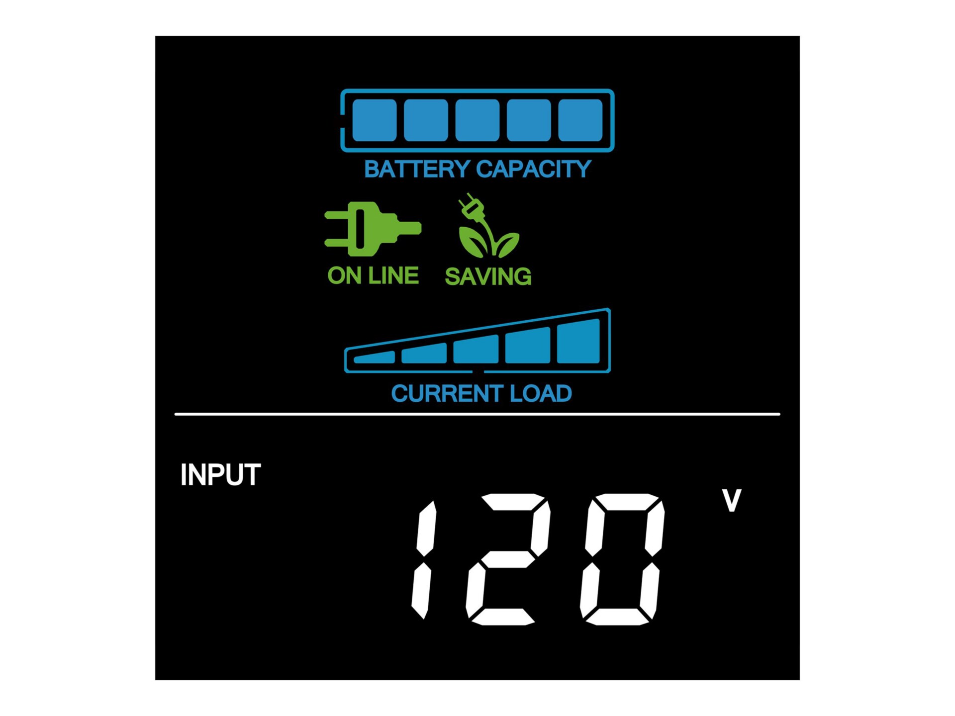 Thumbnail 6 of 8 for CyberPower PFC Sinewave Series CP1500PFCRM2U - onduleur - 1000 Watt - 1500 VA