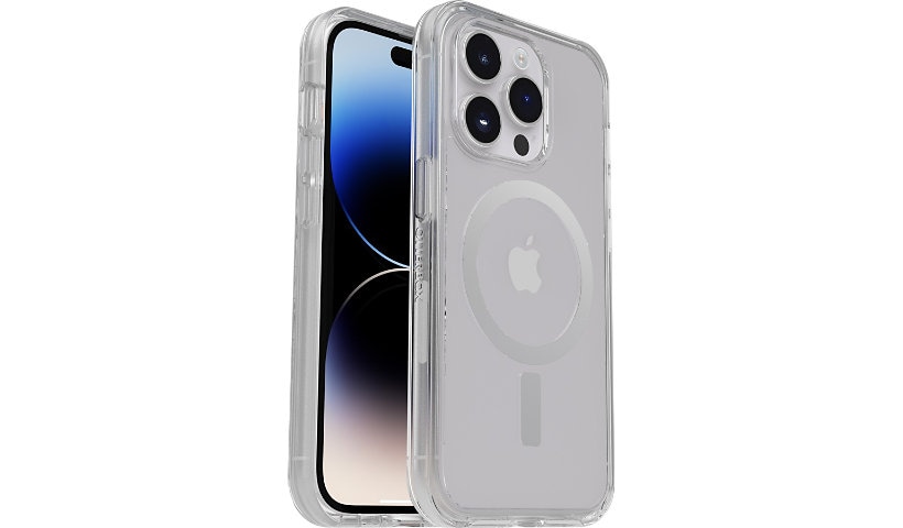 OtterBox iPhone 14 Pro Symmetry Series+ Clear Antimicrobial Case for MagSafe
