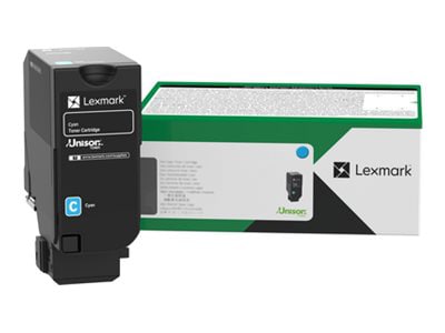 Lexmark Cyan Toner Cartridge for CS735 Printer - 12,500 Page Yield