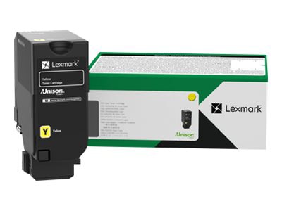 Lexmark Yellow Toner Cartridge for CS735 Printer - 12,500 Page Yield