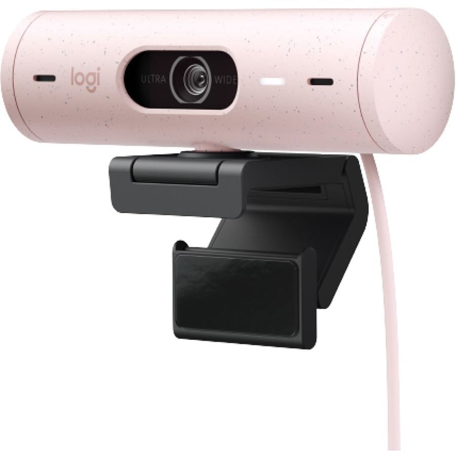 Logitech Brio 500 Full HD Webcam w/Auto Light Correction, Auto-Framing, Show Mode, Dual Noise Reduction Mics