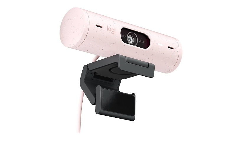 Logitech Brio 500 Full HD Webcam w/Auto Light Correction, Auto-Framing, Show Mode, Dual Noise Reduction Mics