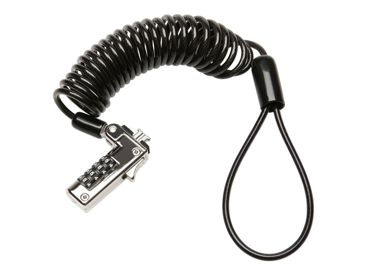 Kensington Slim Portable - security cable lock - combination, for standard slot
