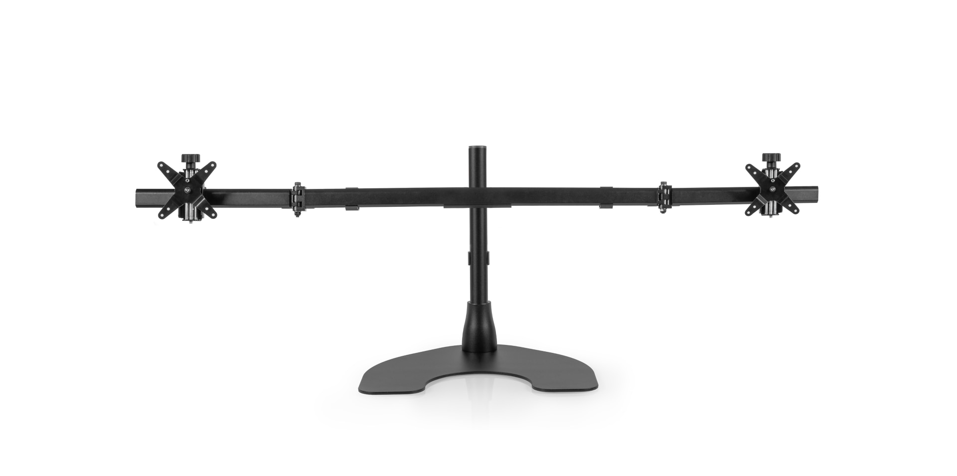 HAT Design Works 100 Series - Stand - side-by-side - for 2 LCD displays - black