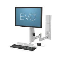 Jaco Wall Arm with Extension, Open Keyboard Tray, Mouse Surface, Wall Track