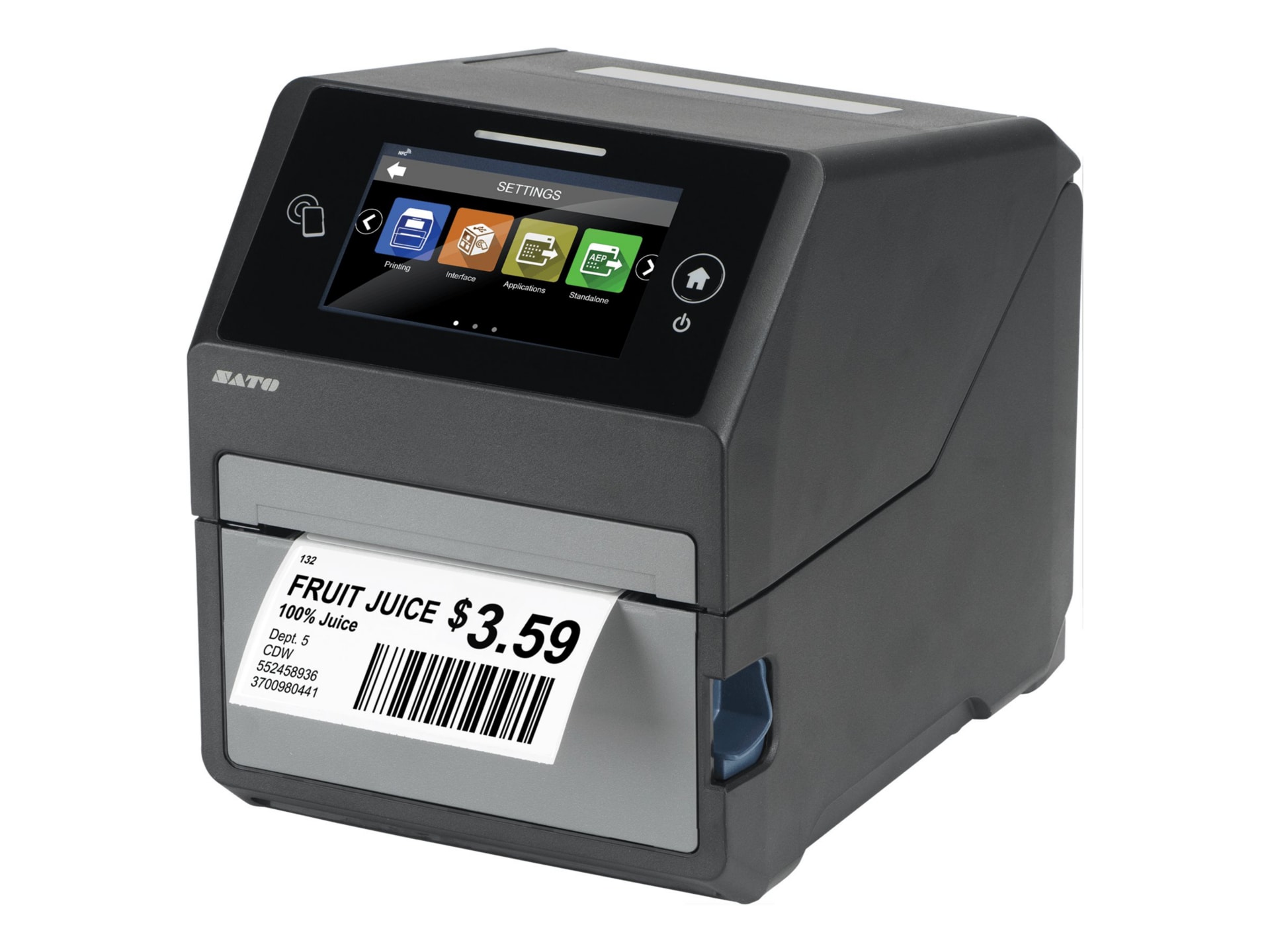 SATO CT4-LX - label printer - B/W - direct thermal / thermal transfer