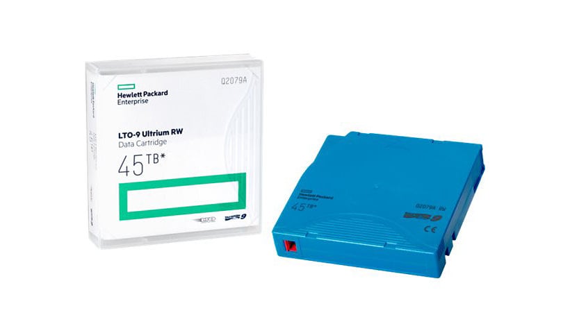 HPE - LTO Ultrium 9 x 1 - 18 To - support de stockage