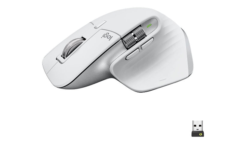 Logitech MX Master 3S Performance Wireless Mouse - mouse - Bluetooth, 2.4 GHz - pale