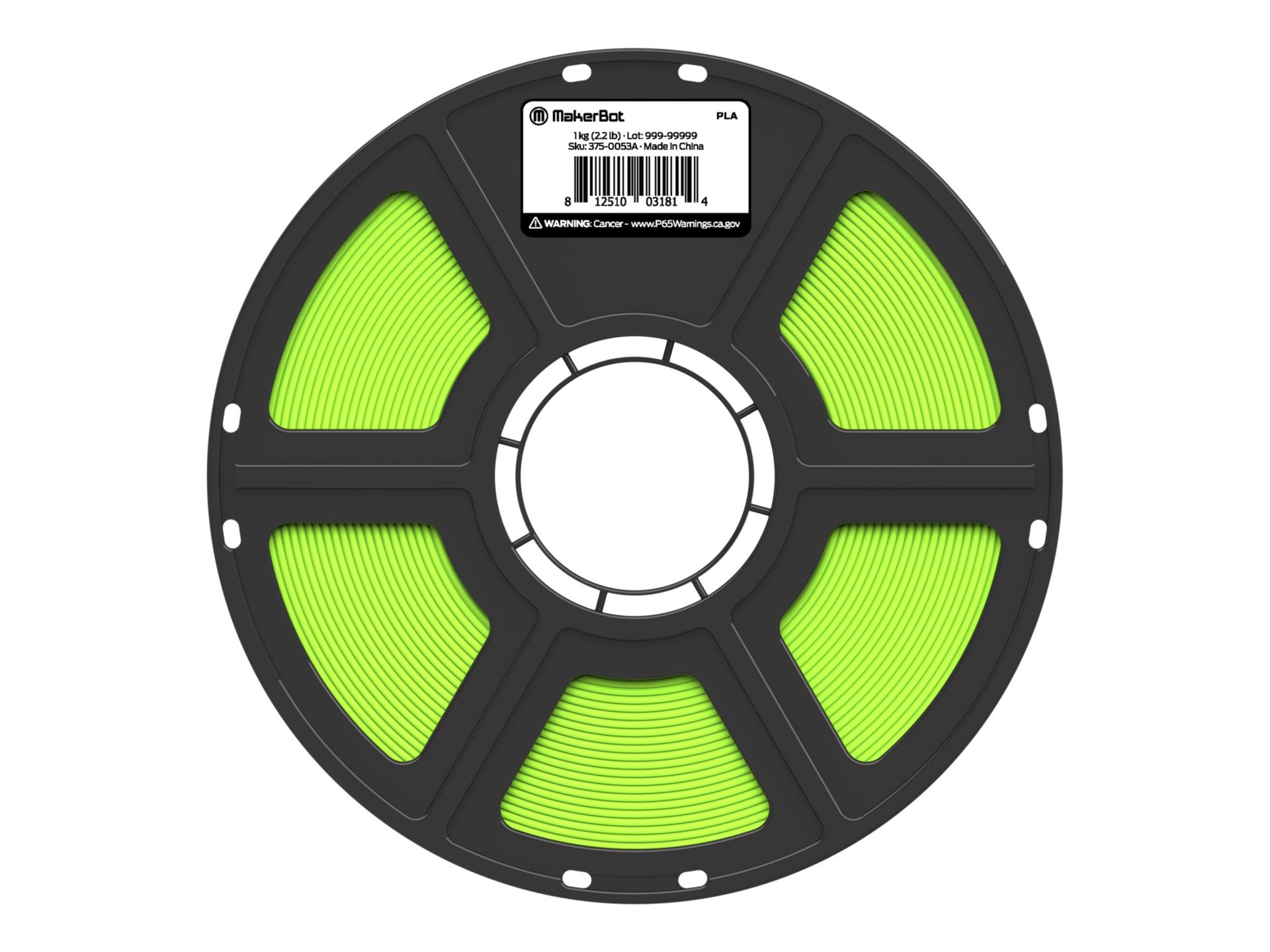 MakerBot - green - PLA filament