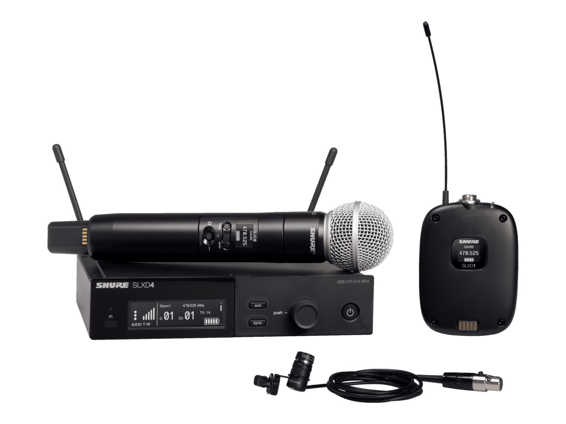 Shure SLXD124/85 - H55 Band - wireless microphone system
