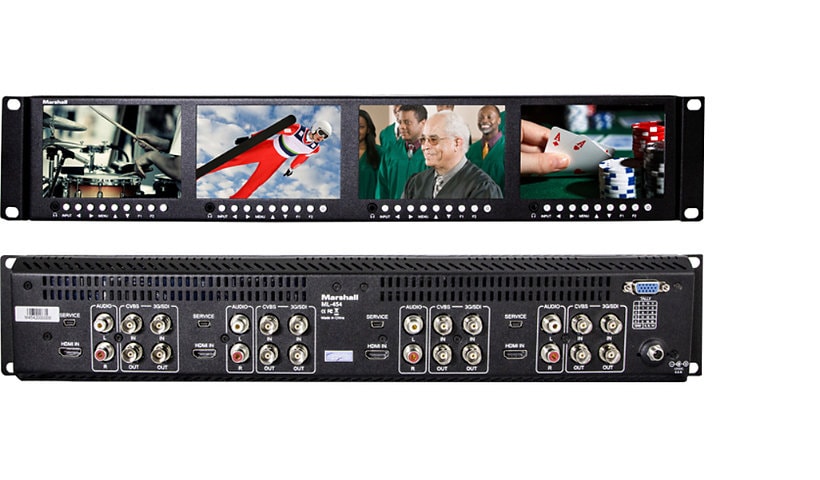 Marshall ML-454-V2 quad LCD monitor system