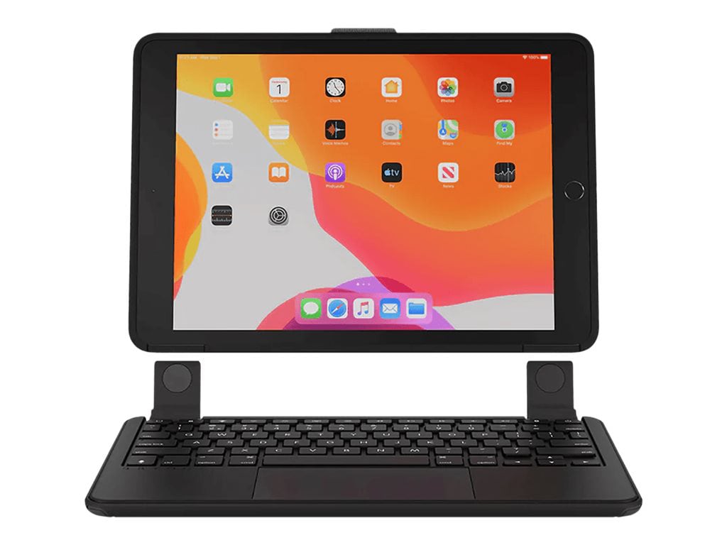 Brydge 10.2 MAX+ - keyboard and folio case (case) - with trackpad - QWERTY - black