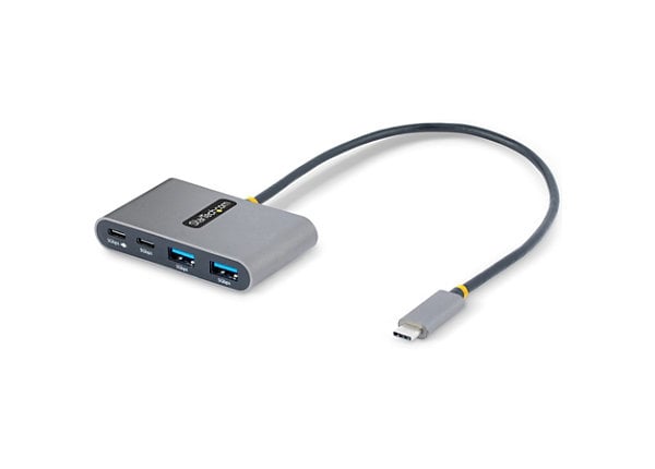 StarTech.com 4-Port USB-C Hub with 100W Power Delivery Pass-Through 2x  USB-A + 2x USB-C 5Gbps Portable