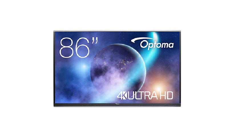 Optoma Creative Touch 5862RK 5-Series - 86" LED-backlit LCD display - 4K - for interactive communication
