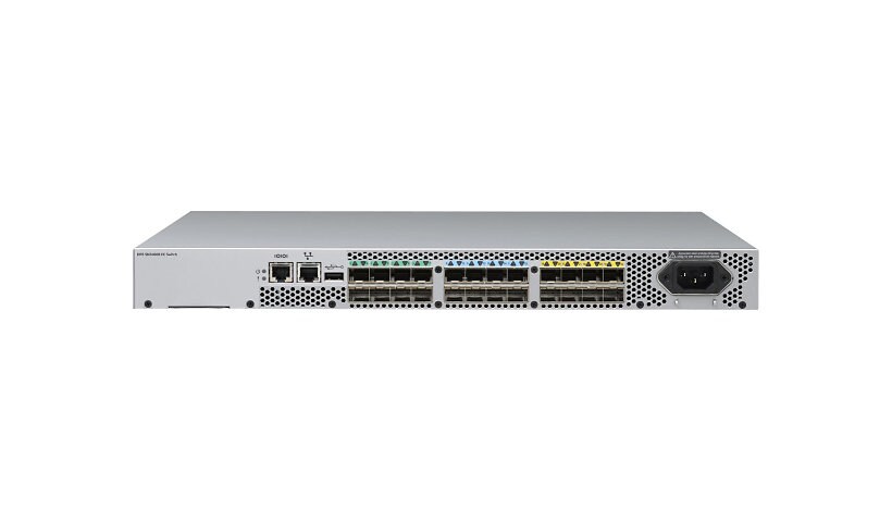 HPE SN3600B 16Gb 24-port/24-port Active Fibre Channel Switch - commutateur - 24 ports - Géré - Montable sur rack