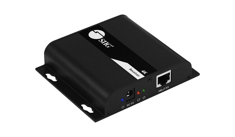 SIIG HDMI 4K30Hz HDbitT over IP Extender - RX - video/audio/infrared extender - HDbitT