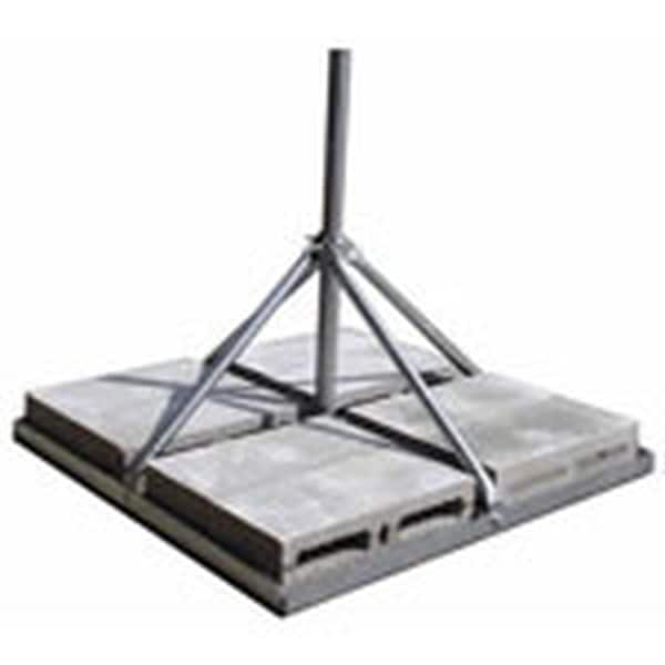 Nextivity Non-Penetrating Roof Mount with Mast - 2.25" O.D. Tubing,60" H