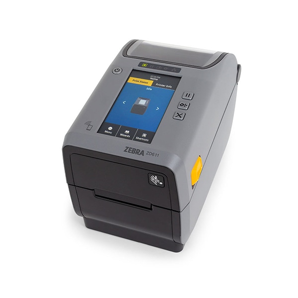 Zebra - ZD611 Thermal Transfer Printer (74M) - Color Touch LCD - 203 dpi