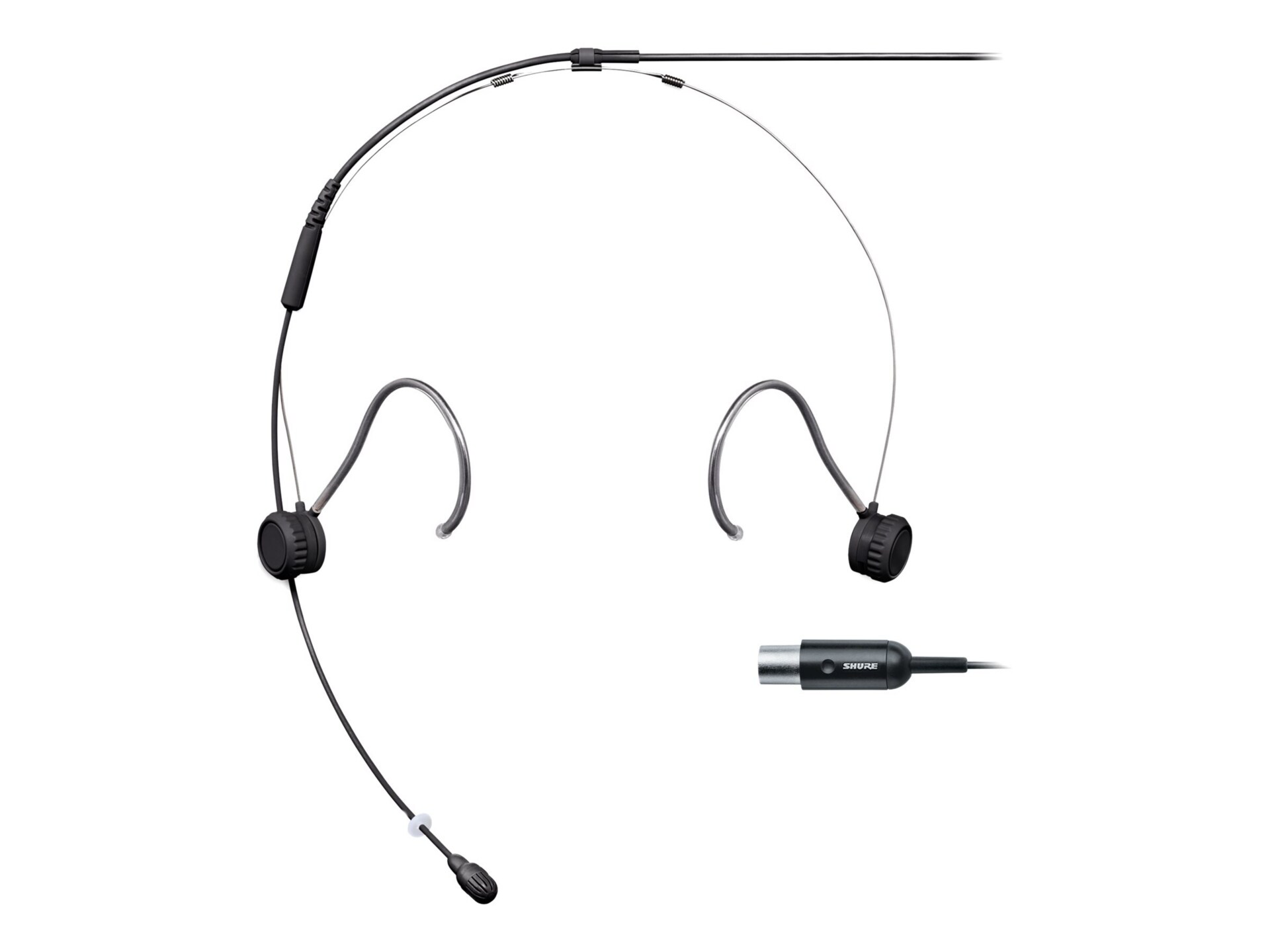 Shure TwinPlex TH53B-MTQG Subminiature Headset Microphone - Black