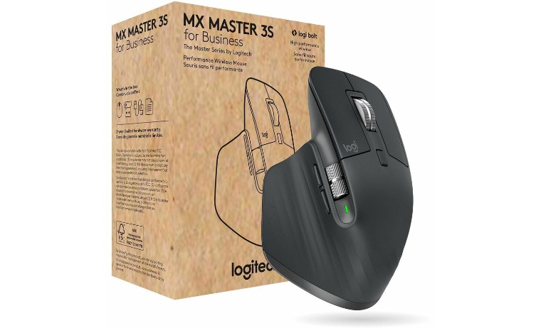 Logitech MX Master 3S for Business, Wireless Mouse with Quiet