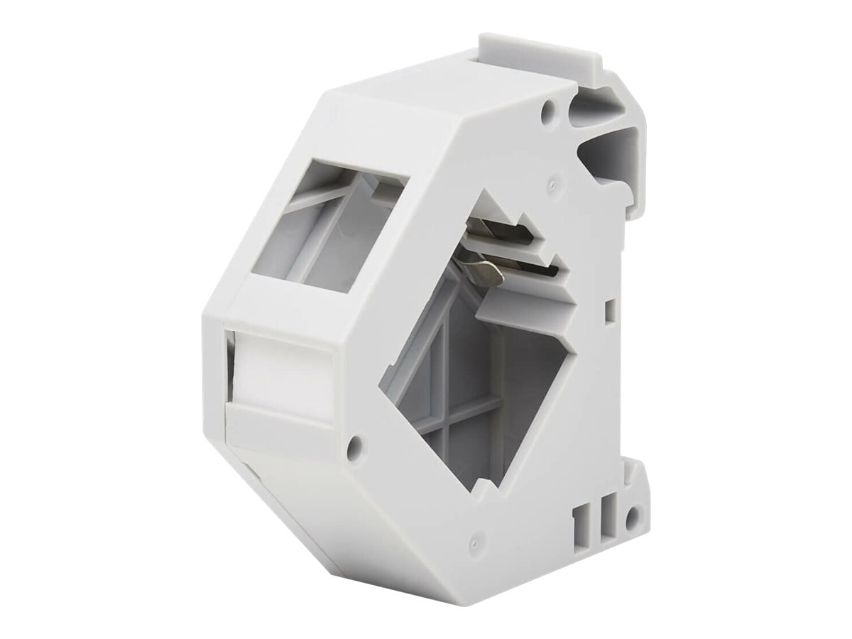 Tripp Lite DIN-Rail Mounting Enclosure Module for Snap-In Keystone Jacks and Couplers, Left Cover, TAA - modular insert