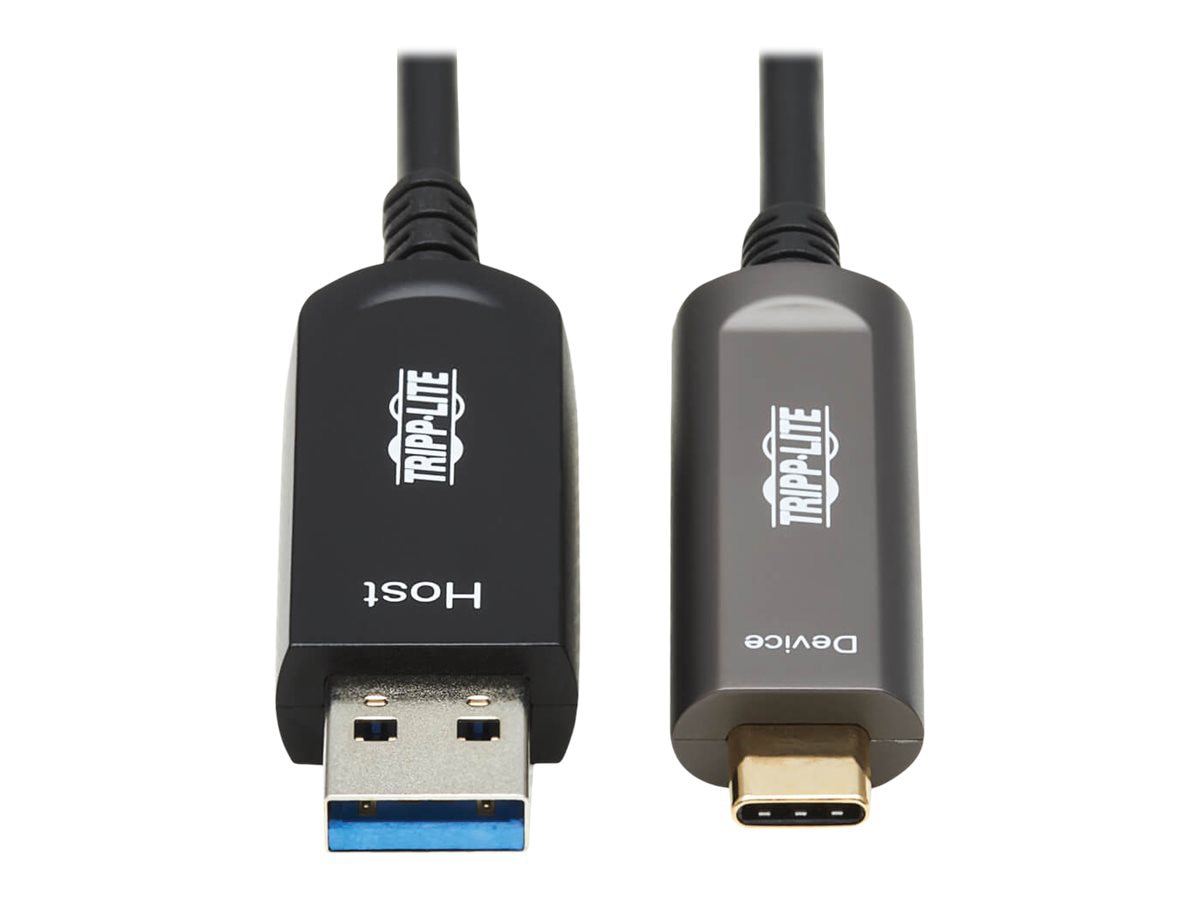 Eaton Tripp Lite Series USB-A to USB-C AOC Cable (M/M) - USB 3.2 Gen 2 Plen