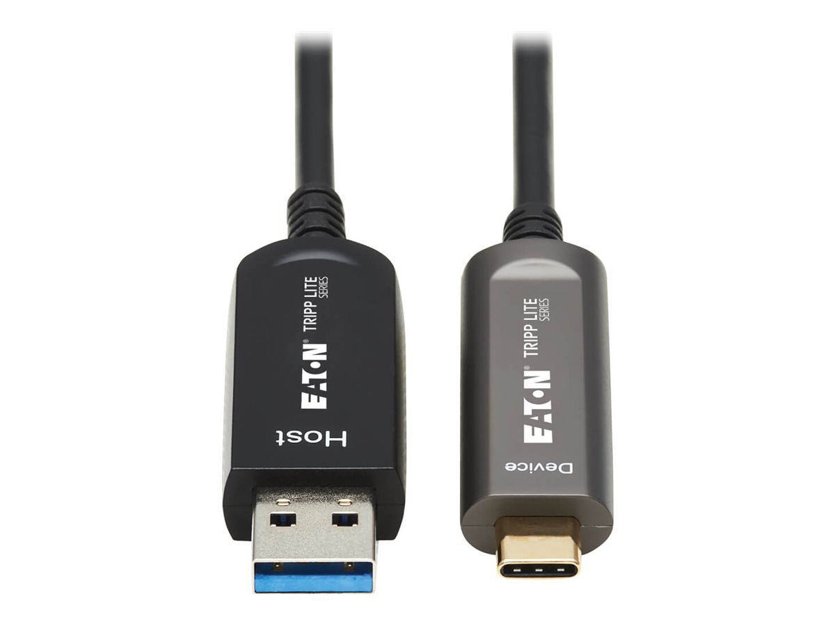 Eaton Tripp Lite Series USB-A to USB C Fiber Active Optical Cable USB 3.2 Gen 2 M/M 20M - USB-C cable - USB to 24 pin