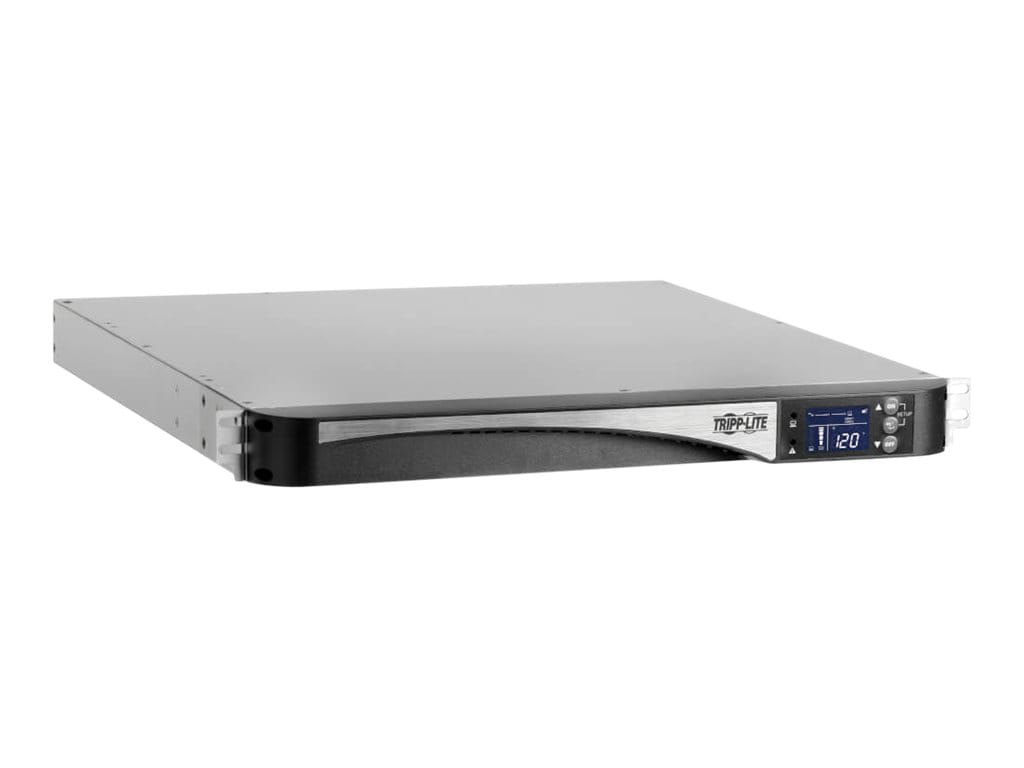 Eaton Tripp Lite Series SmartPro 1000VA 600W 120V Line-Interactive Sine Wave UPS AVR 4 Outlet Network Card 1U Rack/Tower