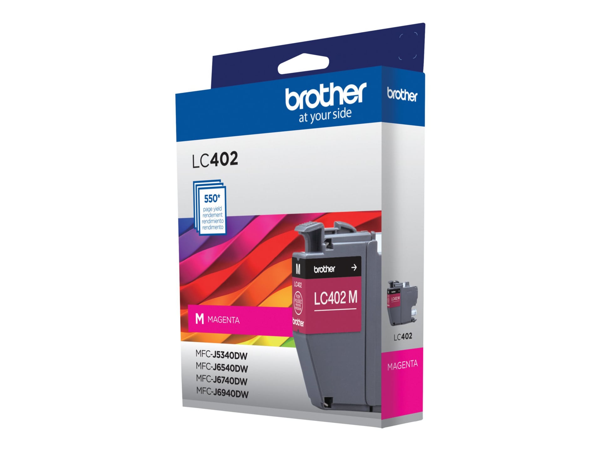 Brother LC402M - magenta - original - ink cartridge