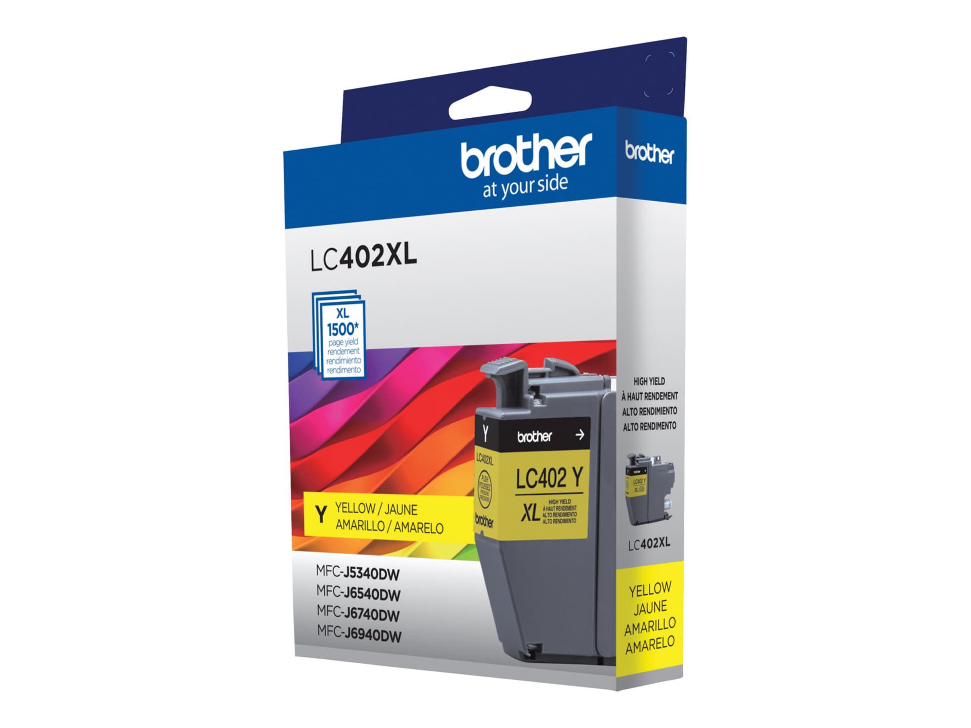LC402XLYS High-Yield Ink, 1,500 Page-Yield, Yellow