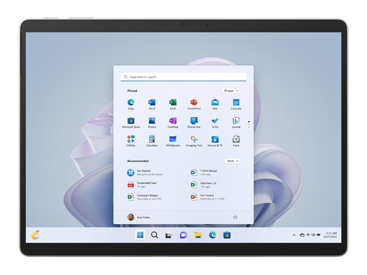 Microsoft Surface Pro 9 - SQ3 - 16 GB RAM - 256 GB SSD - Platinum
