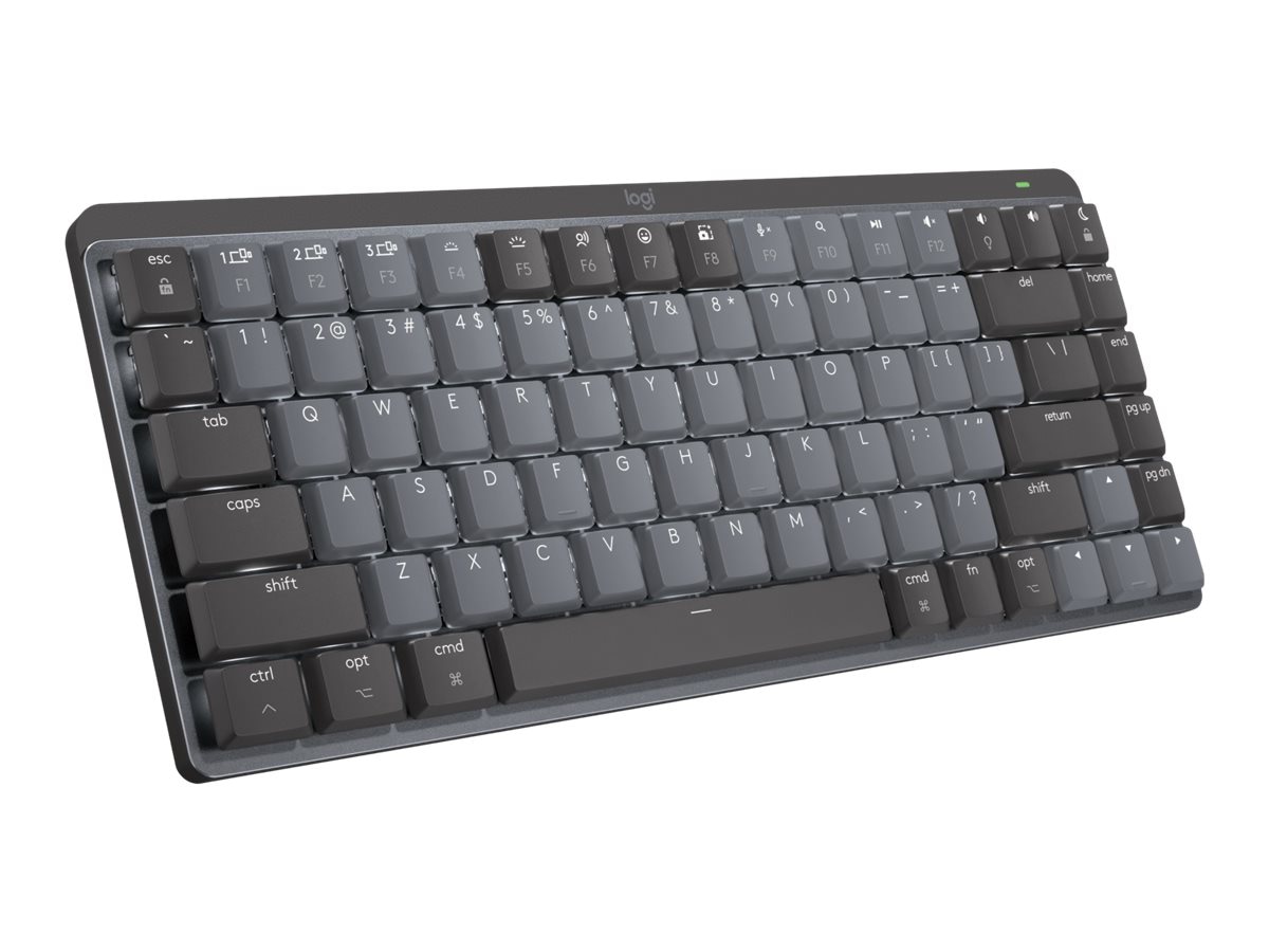 Logitech Master Series MX Mechanical Mini for Mac Wireless Illuminated Keyboard - Space Gray - keyboard - QWERTY - US