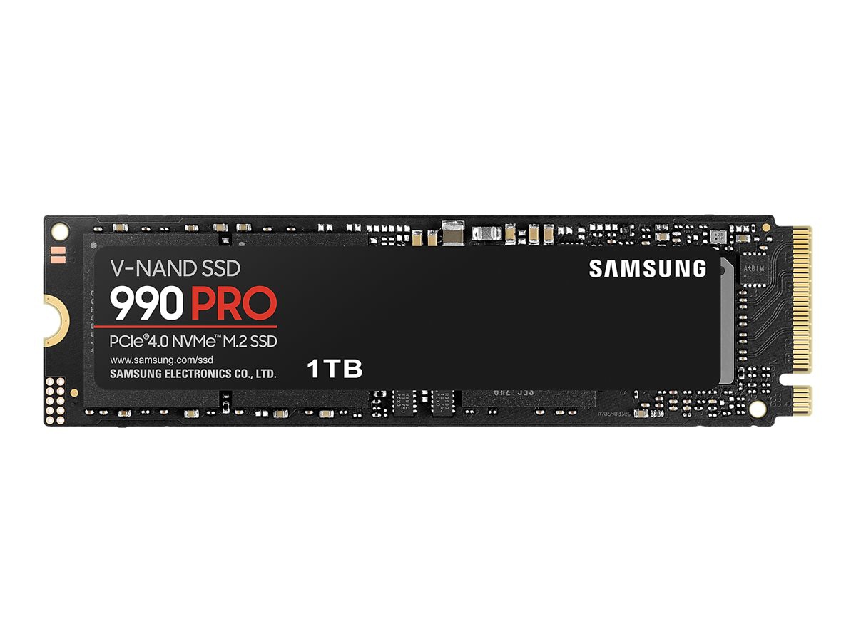 Samsung 990 PRO MZ-V9P1T0B/AM - SSD - 1 TB - PCIe 4.0 x4 - - State Drives - CDW.com