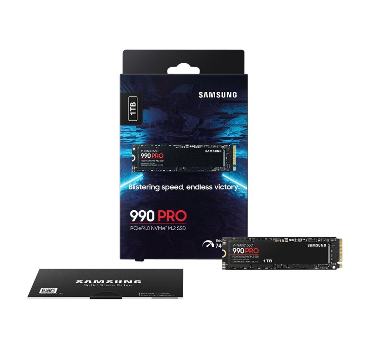 Samsung 990 PRO MZ-V9P1T0B/AM - SSD - 1 TB - PCIe 4.0 x4 (NVMe
