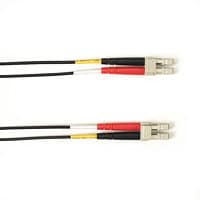 Black Box 492' LC/LC OM4 Multimode Fiber Optic Cable - Black