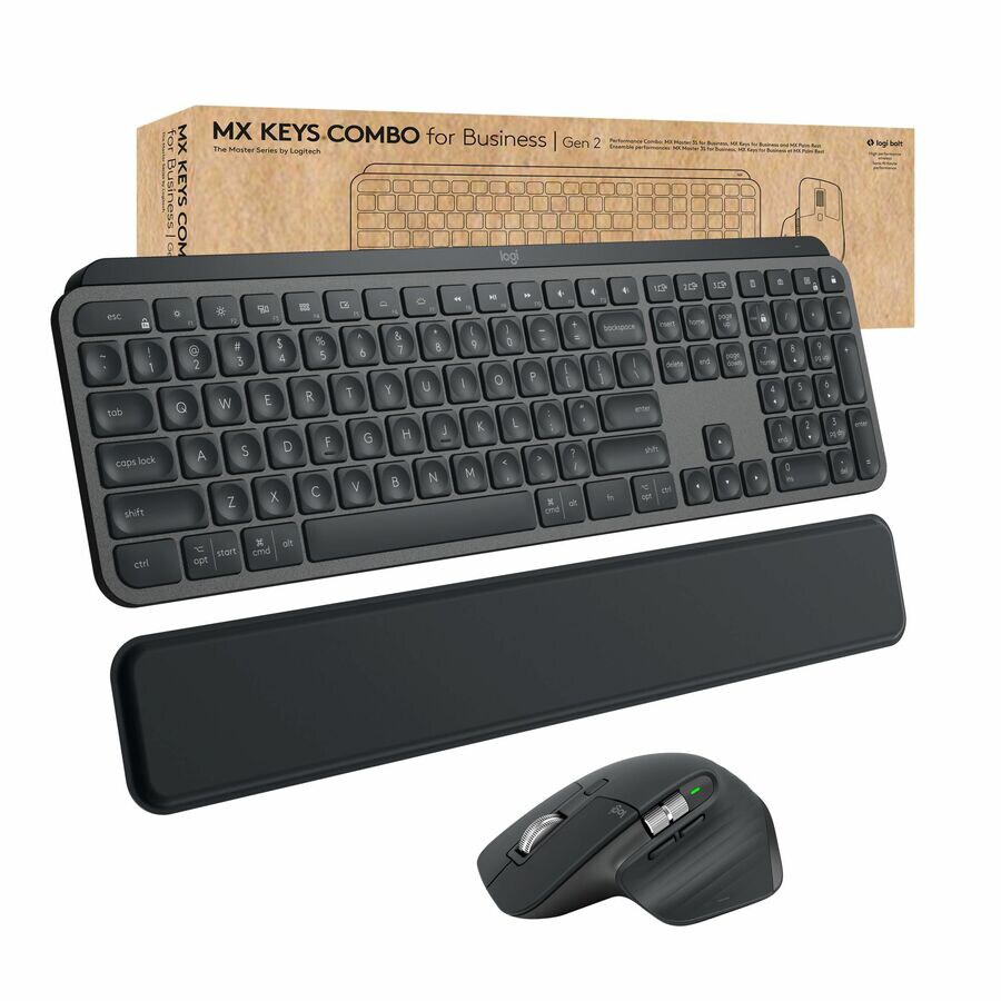 Thumbnail 2 of 9 for Logitech MX Keys Combo for Business Keyboard & Mouse