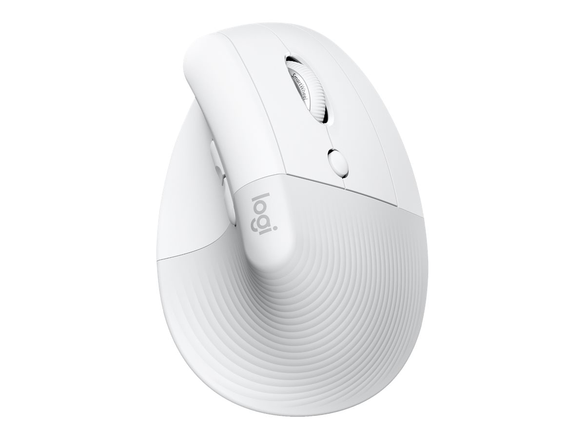 Logitech Lift for Mac Wireless Vertical Ergonomic Mouse - Off-white - vertical  mouse - Bluetooth - 910-006471 - Keyboards