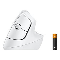 Logitech Lift for Mac Wireless Vertical Ergonomic Mouse - Off-white - verti