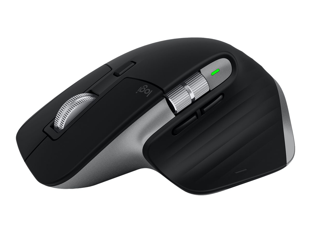Logitech Master Series MX Master 3S for Mac - Wireless Bluetooth Mouse with Ultra-fast Scrolling - Space Gray