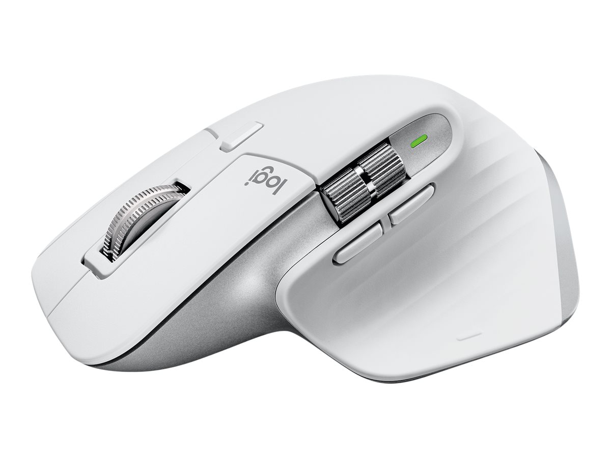 Logitech Master Series MX Master 3S for Mac - Wireless Bluetooth Mouse with Ultra-fast Scrolling - Pale Gray