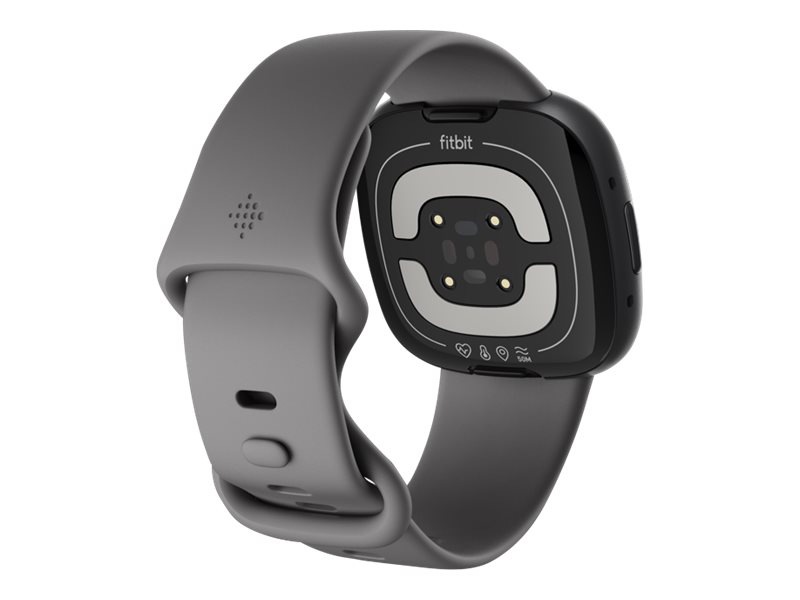 Thumbnail 5 of 11 for Fitbit Sense 2 - Smartwatch - Graphite Aluminum Case with S/L Shadow Gray Infinity Band