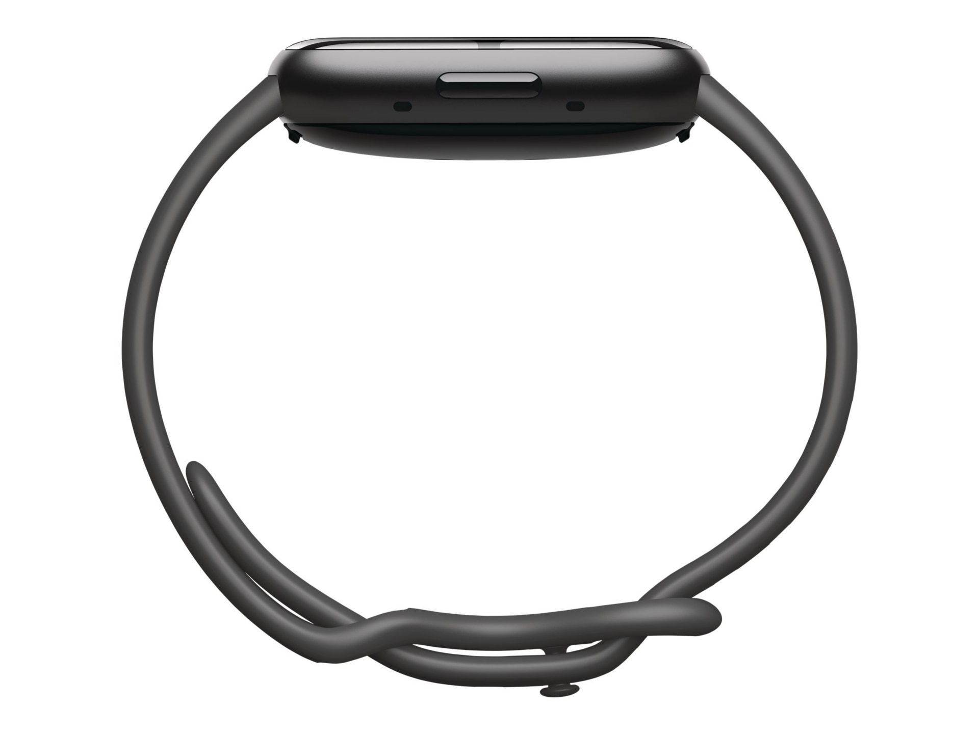 Thumbnail 6 of 11 for Fitbit Sense 2 - Smartwatch - Graphite Aluminum Case with S/L Shadow Gray Infinity Band