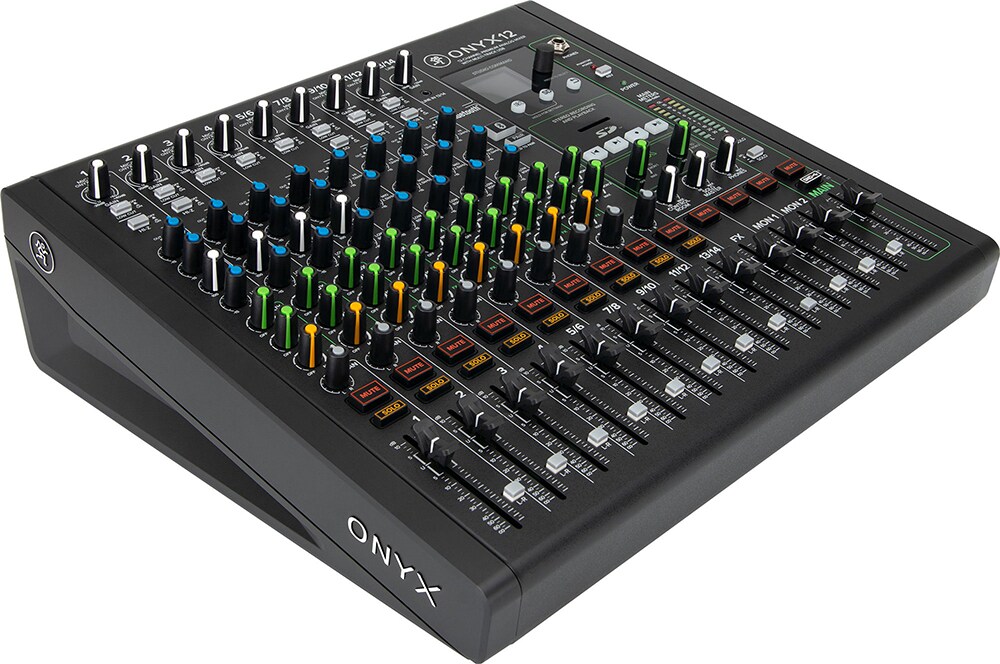 Mackie Onyx 12-Channel Premium Analog Mixer with Multi-Track USB