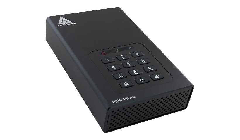 Apricorn Aegis Padlock DT ADT-3PL256F-20TB - hard drive - 20 TB - USB 3.2 Gen 1 - TAA Compliant
