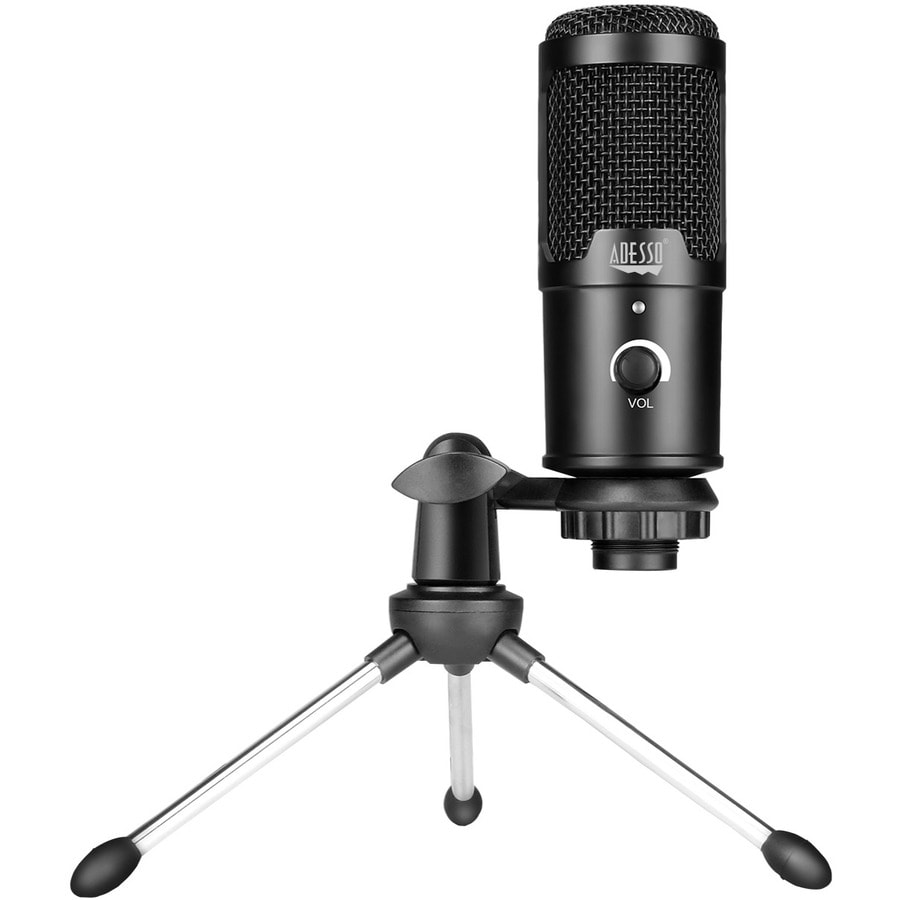Adesso Xtream M4 Wired Condenser Microphone for Video Conferencing, Live St